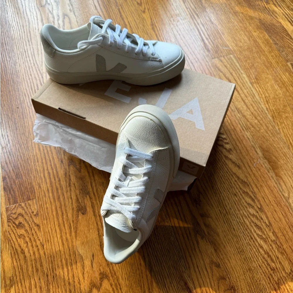 Veja Campo Leather Sneakers Size EUR 36 - Picture 1 of 8
